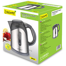 Электрический чайник Feel-Maestro MR057 electric kettle Black, Transparent 2200Вт, 1.7 л цена и информация | Чайники, термопоты | kaup24.ee