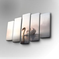 Репродукция из пяти частей Лебедь цена и информация | Картины, живопись | kaup24.ee
