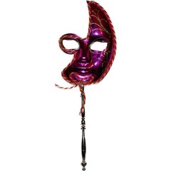 Veneetsia tüüpi maskeraadi mask, pulgaga hind ja info | Karnevali kostüümid | kaup24.ee
