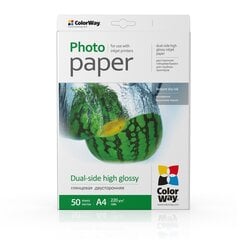 Офисная бумага ColorWay A4 220 г/м, 50 листов цена и информация | Тетради и бумажные товары | kaup24.ee