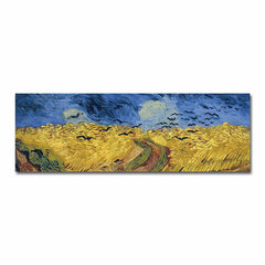 Репродукция Пшеничное поле с воронами (Ван Гог) цена и информация | Картины, живопись | kaup24.ee