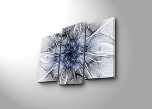 Kolmeosaline reproduktsioon Abstraktsioon Lilled hind ja info | Seinapildid | kaup24.ee