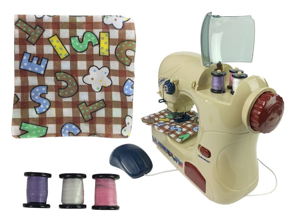 Laste õmblusmasin Lean Toys hind ja info | Tüdrukute mänguasjad | kaup24.ee