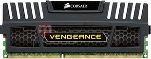 Operatiivmälu Corsair Vengeance Black 4GB DDR3 CL9 CMZ4GX3M1A1600C9 hind ja info | Operatiivmälu (RAM) | kaup24.ee