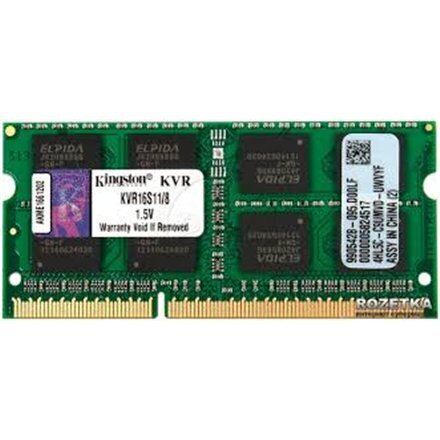 KINGSTON DDR3-1600 8GB SO-DIMM CL11 цена и информация | Operatiivmälu (RAM) | kaup24.ee