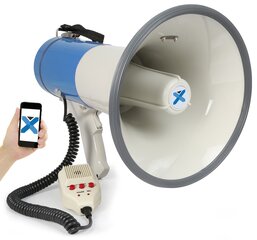 Vonyx MEG055 Megaphone 55W Record BT mikrofon hind ja info | Koduaudio ja 