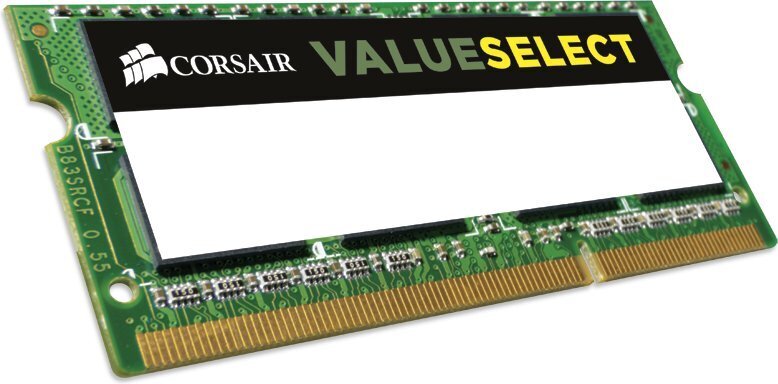 Operatiivmälu Corsair 4GB 1600MHz DDR3L SO-DIMM CMSO4GX3M1C1600C11 цена и информация | Operatiivmälu (RAM) | kaup24.ee