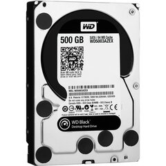 Внутренний жесткий диск Western Digital WD5003AZEX Black HDD 500GB 2.5" 7200RPM SATA3 64MB цена и информация | Внутренние жёсткие диски (HDD, SSD, Hybrid) | kaup24.ee