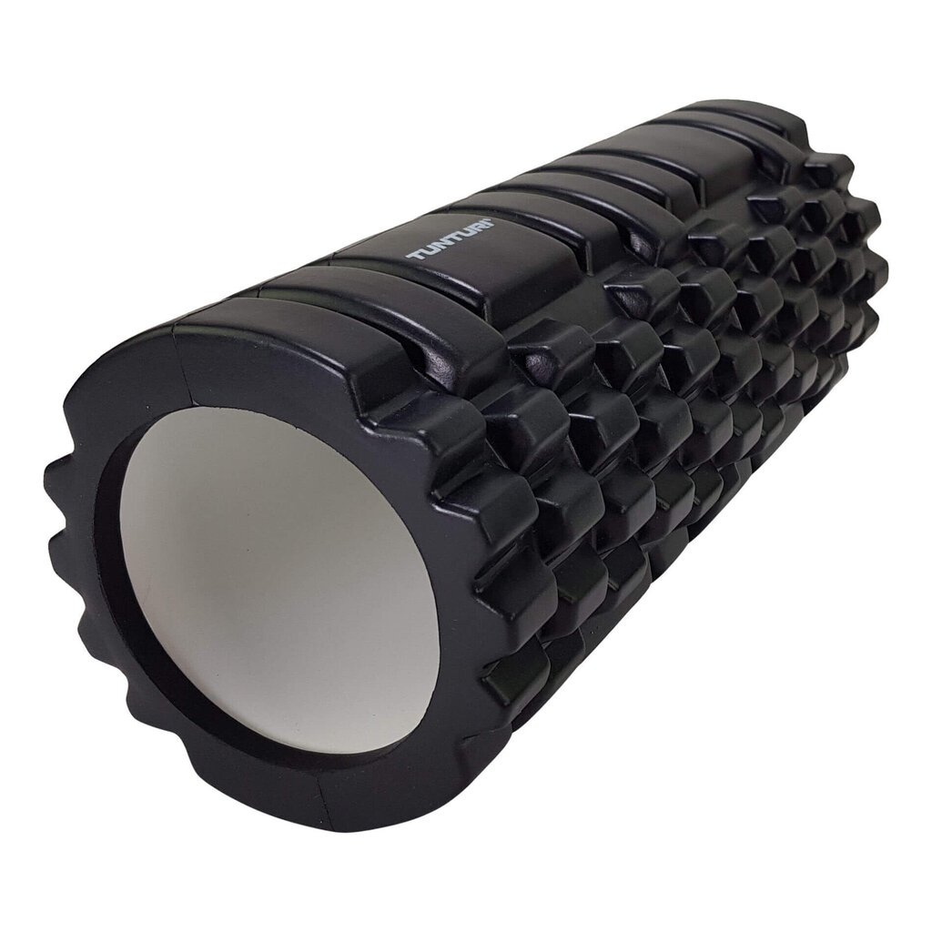 Massaažirull Tunturi Yoga Foam Grid Roller 33 cm must цена и информация | Massaažikaubad | kaup24.ee