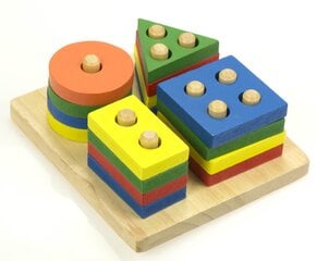 Набор геометрических фигур - сортер цена и информация | Развивающие игрушки | kaup24.ee