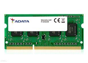 ADATA DDR3L SODIMM 8GB 1600MHz CL11 hind ja info | ADATA Arvuti komponendid | kaup24.ee