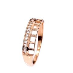 Золотое кольцо KODD204_AU585ZD_001_PINK-2,16-16,50 MM цена и информация | Кольцо | kaup24.ee
