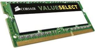 Corsair 8GB 1333MHz DDR3 SO-DIMM CMSO8GX3M1C1333C9 цена и информация | Оперативная память (RAM) | kaup24.ee