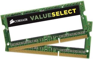 Corsair 8GB 1333MHz DDR3 SO-DIMM CMSO8GX3M1C1333C9 hind ja info | Operatiivmälu (RAM) | kaup24.ee