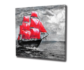 Репродукция Корабль в шторм цена и информация | Картины, живопись | kaup24.ee