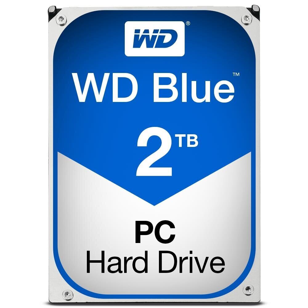 Sisemine kõvaketas Western Digital Blue HDD 2TB 5400RPM SATA3 64MB WD20EZRZ цена и информация | Sisemised kõvakettad (HDD, SSD, Hybrid) | kaup24.ee