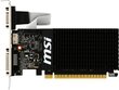 MSI GeForce GT710 1GB DDR3 PCIE GT 710 1GD3H LP цена и информация | Videokaardid (GPU) | kaup24.ee