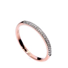 Vääriskividega kuldsõrmus RG63629-0.10_BR585ZD_026_PINK-1,66G 0,07CT-16,00 MM цена и информация | Кольцо | kaup24.ee