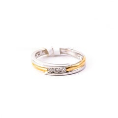 Kuldsõrmus briljantidega ZGR14769DIHW hind ja info | Sõrmused | kaup24.ee