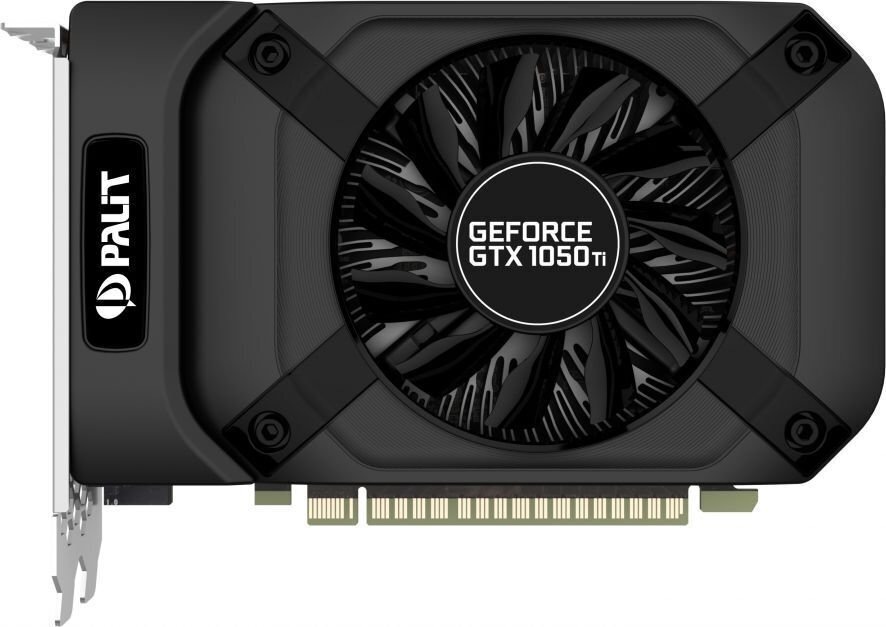 Videokaart Palit GeForce GTX1050 Ti StormX 4GB GDDR5 PCIE NE5105T018G1F цена и информация | Videokaardid (GPU) | kaup24.ee