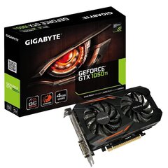 Видеокарта Gigabyte GV-N105TOC-4GD NVIDIA GeForce GTX 1050 Ti 4 GB GDDR5 цена и информация | Видеокарты | kaup24.ee