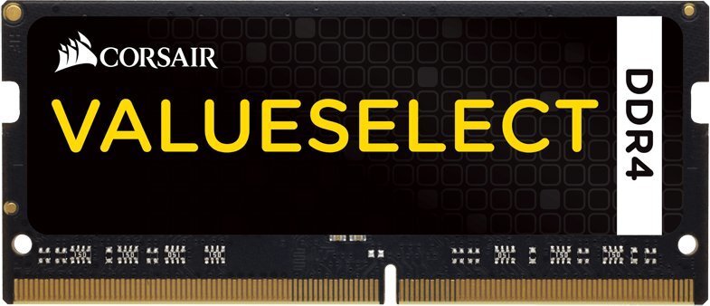 Corsair ValueSelect 8GB 2133MHz DDR4 CL15 SODIMM CMSO8GX4M1A2133C15 hind ja info | Operatiivmälu (RAM) | kaup24.ee