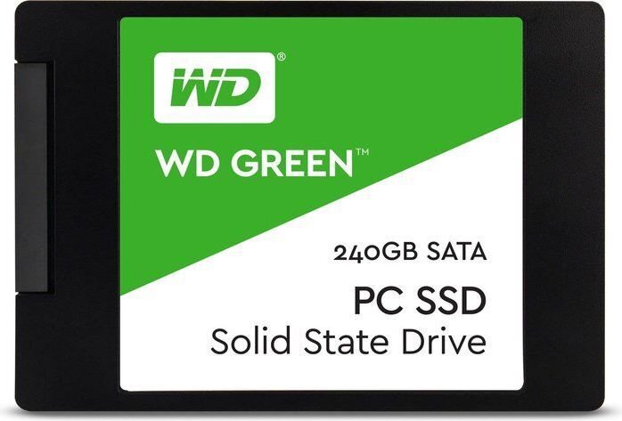 Western Digital Green 240GB 2.5" SATAIII WDS240G1G0A цена и информация | Sisemised kõvakettad (HDD, SSD, Hybrid) | kaup24.ee