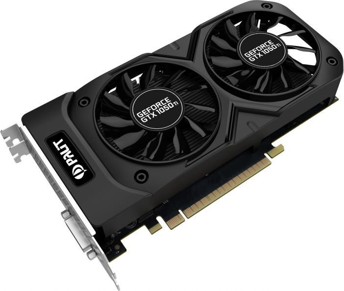 Palit GeForce GTX1050 Ti Dual OC 4GB GDDR5 PCIE NE5105TS18G1D hind ja info | Videokaardid (GPU) | kaup24.ee