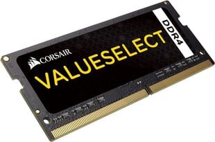 Corsair DDR4 SODIMM 4 ГБ 2133 МГц CL15 (CMSO4GX4M1A2133C15) цена и информация | Оперативная память (RAM) | kaup24.ee