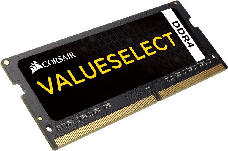 Corsair ValueSelect 4GB 2133MHz DDR4 CL15 SODIMM CMSO4GX4M1A2133C15 hind ja info | Operatiivmälu (RAM) | kaup24.ee