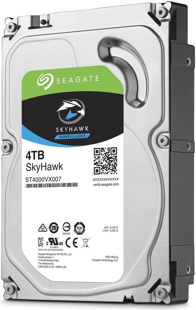 Seagate Surv. Skyhawk 4TB HDD 5900rpm hind ja info | Sisemised kõvakettad (HDD, SSD, Hybrid) | kaup24.ee