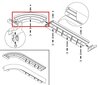 Laekarniis PVC viimistlusnurk, 1 rööbas, valge цена и информация | Kardinapuud | kaup24.ee