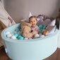 Pallimeri KiddyMoon Baby, pehme, ümmargune, 90 x 30 cm, sertifitseeritud, valmistatud Euroopas, Helehall hind ja info | Imikute mänguasjad | kaup24.ee