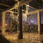 Led kardin, 256 LED 3x2,5 m, soe valge. hind ja info | Jõulutuled | kaup24.ee