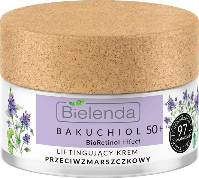 Näokreem Bielenda Bakuchiol BioRetinol Effect 50+, 50 ml цена и информация | Näokreemid | kaup24.ee