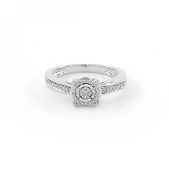 Золотое кольцо с бриллиантами ZGRP-12555W цена и информация | Кольцо | kaup24.ee
