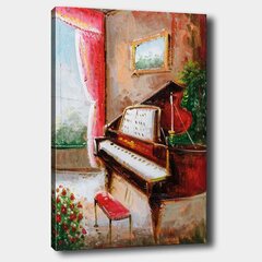 Репродукция Фортепиано цена и информация | Настенные деревянные декорации | kaup24.ee