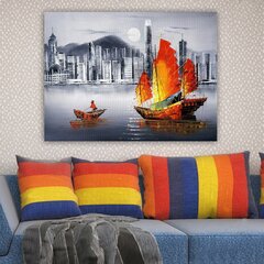 Репродукция Парусник и лодка цена и информация | Картины, живопись | kaup24.ee