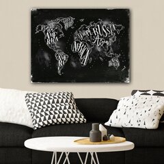 Репродукция Карта мира цена и информация | Настенные деревянные декорации | kaup24.ee