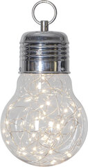 Орнамент "Лампочка" белый, 30 светодиодов, на батарейках, для интерьера, IP20 цена и информация | Гирлянды | kaup24.ee