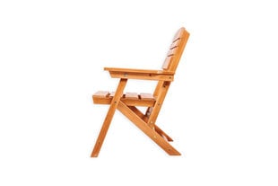 Kokkupandav tool "Heini" Pruun, Folkland Home цена и информация | Садовые стулья, кресла, пуфы | kaup24.ee