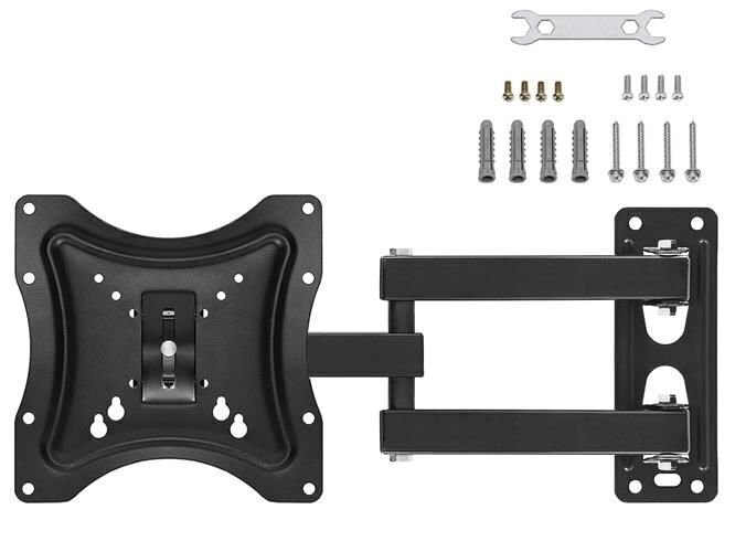 Seinale kinnitatav LCD ekraan 14-42 kuni 35 kg kalle + pööratav reguleeritav 7028 hind ja info | Teleri seinakinnitused ja hoidjad | kaup24.ee