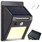 Saulės lempa su 48 LED, su judesio jutikliu juoda 8814 цена и информация | Aia- ja õuevalgustid | kaup24.ee
