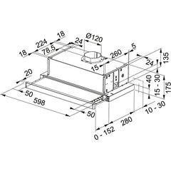 Franke FTC 601 WH GL hind ja info | Õhupuhastid | kaup24.ee