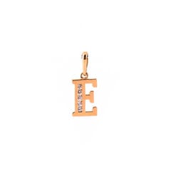 Золотой кулон буква E ZKJP62887-CZ-E цена и информация | Украшения на шею | kaup24.ee
