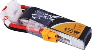 Aku Tattu 450mAh 7.4V 75C 2S1P Long XT30 цена и информация | Смарттехника и аксессуары | kaup24.ee