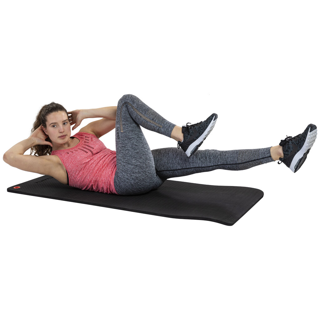 Treeningmatt Tunturi Fitnessmat Pro 140x60x1,5 cm, must hind ja info | Joogamatid | kaup24.ee