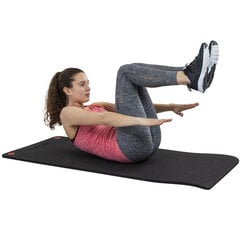 Treeningmatt Tunturi Fitnessmat Pro 140x60x1,5 cm, must цена и информация | Коврики для йоги, фитнеса | kaup24.ee