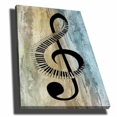 Репродукция Музыкальная нота цена и информация | Картины, живопись | kaup24.ee