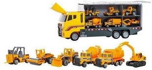 Игрушечный грузовик TIR с 6 машинами цена и информация | Игрушки для малышей | kaup24.ee